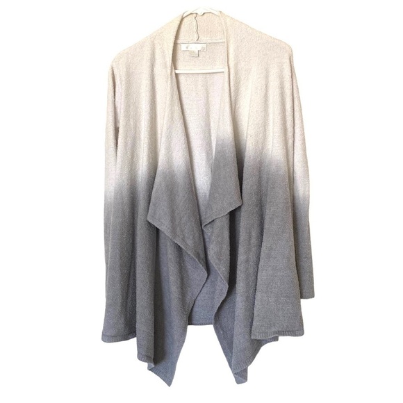 Barefoot Dreams Bamboo Chic Lite Calypso Knit Ombre Cardigan, Size S/M - Picture 3 of 12